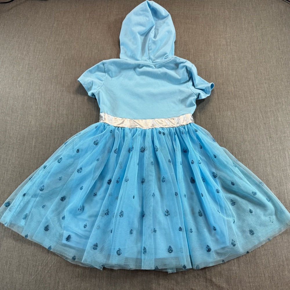 Girl Clothing Size 4T - 5T  Dresses Lot/ Bundle Of 4 Long Sleeve Blue Princess - Picture 7 of 14